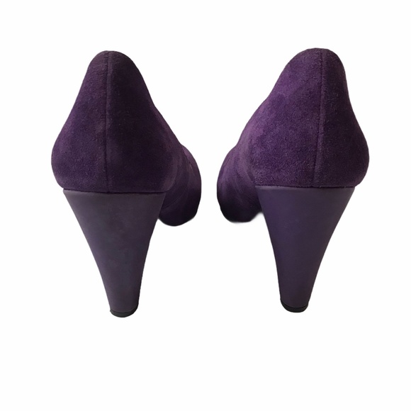 Betseyville XOX Betsey Star Strap Suede Heels 8 - Picture 8 of 8